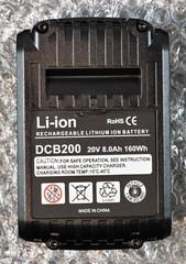 Li-ion 8.0AH 20v Max DCB200 Rechargeable Lithium Ion Battery Replacement