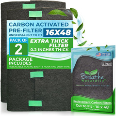 Universal Cut to Fit Activated Carbon Air Filter – Replacement Charcoal Air F…