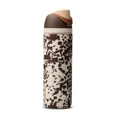 Owala Color Drop 24oz FreeSip Cowgirl Core Cow Print Water Bottle AUTHENTIC NEW