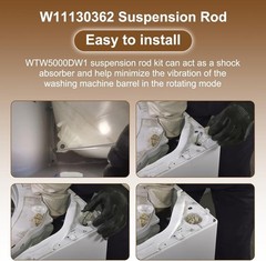 Genuine OEM Whirlpool Washer Suspension Rod Kit W11130362 WTW5000DW2 WTW5000DW3