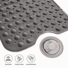 Bath/Tub/Shower Extra Long Mat 40″X16″ Anti Slip Antibacterial Machine Washable