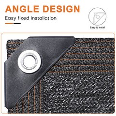 90% Shade Cloth Anti-Aging Sun Mesh UV Resistant Net Sunblock Plant Garden Tarp