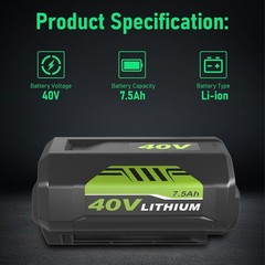 For RYOBI 40V 8 Ah Lithium-Ion High Capacity Battery OP40404 OP4050A OP4015 Lots