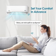 18000 BTU Ductless AC Mini Split Heat Pump Air Conditioner 19 SEER 1.5 TON