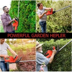 Hedge Trimmer for Milwaukee 21V Battery Cordless Electric Hedge Bush Trimmer US
