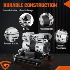 NEW Air Compressor Motor 1500W 2HP 5.2CFM Max 145PSI Pressure Oil Free 1680RPM