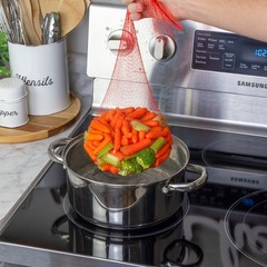 Seafood Boiling Bags 120pk, Clam Bake / Shellfish Cooking Mesh Plastic Bags