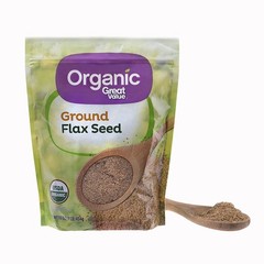 Great Value Organic Ground Flax 16.0 Ounce (Pack of 1)