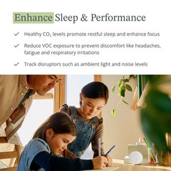 Airthings Wave Enhance Indoor Air Quality Monitor