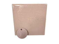 Pink Wild Rose Ceramic Tile 4.25 in Subway Square Color 243 Mid Century Modern