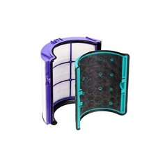 2-IN-1 True HEPA Filter for Dyson Air Purifier HP04 HP06 HP07 HP4B TP4A, 1 Pack