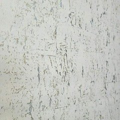 Contemporary Modern Faux Cork wallpaper rolls off white gold silver textured 3D
