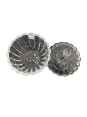 Glass Sugar Bowl, Candy Jar 3.5 in. Dia. x 4.2 in