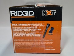 RIDGID 2-1/2 in. MAX2531 NXT Crevice Tool, Dusting Brush Shop Vacuum Attachments