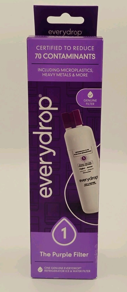 EveryDrop #1 The Purple Filter EDR1RXD1 Refrigerator Water Filter, Brand New