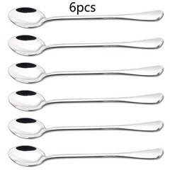 9.5-Inch Long Handle Spoon, Ice Tea Spoons, Ice Cream Spoon, Long Coffee Spoons