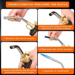 Propane Torch Kit Map Gas Torch Kit Welding Torch Soldering Torch Kit Torch Head