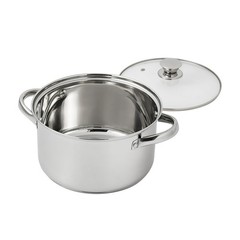 10 Piece Stainless Steel Cookware Set Pots and Pans Kitchen Set