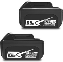 NEW 2Pack 6.5Ah 18V For Makita LXT Lithium-Ion BL1830 BL1850 BL1860 Tool Battery