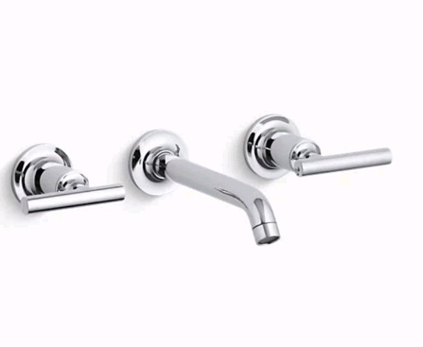 Kohler Purist K-T14413-4-CP 2-Handle Sink Trim Kit in Polished Chrome Damaged