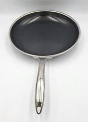 HexClad 12″ FRYING PAN with LID 12-Inch 12 Hybrid Non-Stick -Used Good Condition