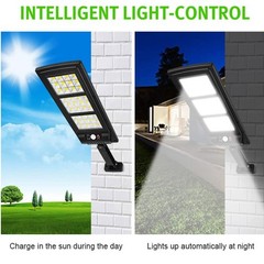 5000W Commercial Solar Street Lights Outdoor Dusk to Dawn Super Bright Road Lamp