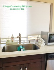 5 Stage 75GPD Portable Countertop Reverse Osmosis RO System with DI 0 PPM filter