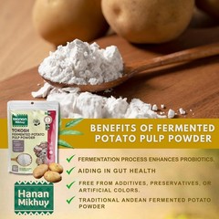 Tokosh 100g – 100% Natural Fermented Potato Pulp Powder Non-GMO from Peru 2pk