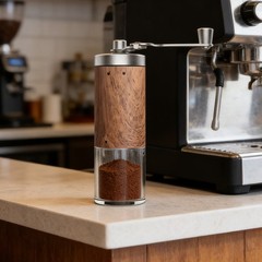 Manual Coffee Bean Grinder, Hand Crank Coffee Grinder for Home, Outdoor Cafe