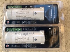 2 X Genuine GE XWFE Refrigerator Filter, Sealed, W/ CHIP
