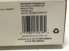 Universal 3-in-1 Hardwired & 10yr Battery Smoke Fire Carbon Monoxide Voice Alert