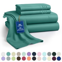 1800 Series 6 Piece Bedsheet Set Extra Soft Deep Pocket Hotel Luxury Bed Sheets