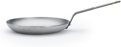 De Buyer Mineral B Round Carbon Steel Omelette Pan, Nonstick, 9.5″, Oven Safe