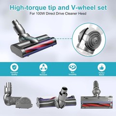 V-Ball Wheel Vacuum Head Connector Replacement For Dyson V10 V11 V15 High Torque