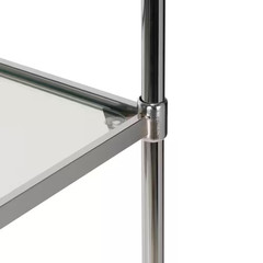 24.25 In. W X 63.5 In. H X 10.75 In. D Silver Over-The-Toilet Storage