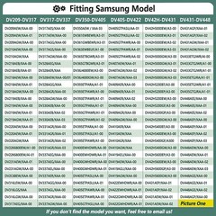 For Samsung Dryer Repair Kit DC97-16782A Roller 6602-001655 Belt DC93-00634A