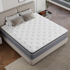 12″/14″ Twin Full Queen King Size Mattress Hybrid Foam Pocket Coils Bed In a Box