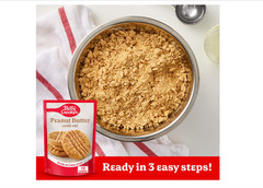 Betty Crocker Peanut Butter Cookie Mix, Makes twelve (12) 2-inch Cookies, 7.2oz