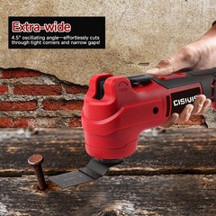 Cordless Multi-Tool Oscillating Tool for Milwaukee M18 Battery – Variable Speed