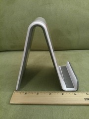 Joie Easel Stand, White with Gray Kitchen Phone/Tablet/Cookbook Holder