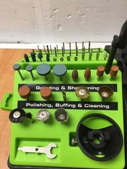Kawasaki 250 piece rotary tool & accessory set corded electric with case