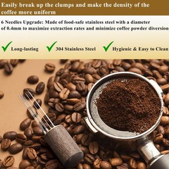 51mm Espresso Tamper Espresso Accessories Kit: Espresso Tamper Set, Coffee Ta…