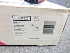 Unused Price Pfister RT6-M0XC Marielle Polished Chrome Finish Roman Tub Spout
