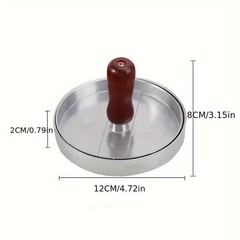 1 Pc Non Stick Stuffed Burger Meat Press Hamburger Patty Maker Tool Aluminum