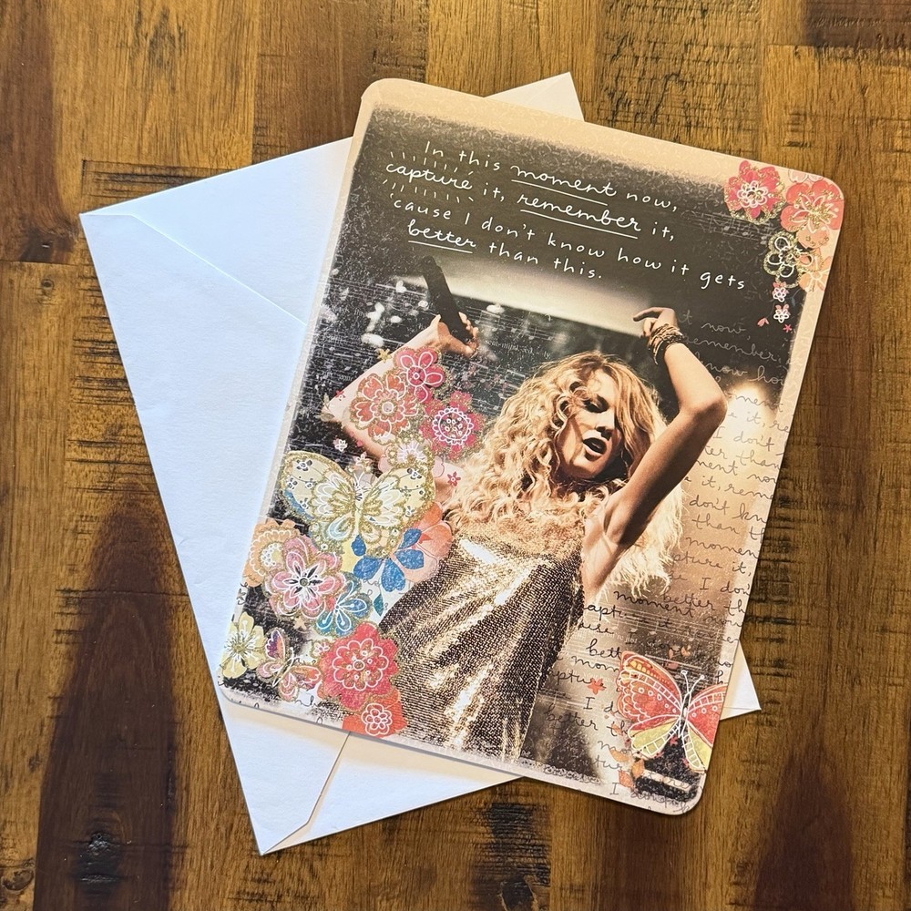 Taylor Swift Birthday Card American Greetings Vintage Fearless