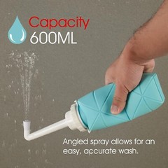 Portable Manual Handheld Toilet Sprayer Hygiene Wash Travel Bidet Set