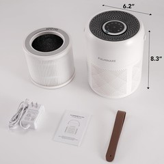 FULMINARE Air Purifiers for Any Room H13 True HEPA Quiet with Timer Night Light!