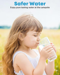 RV Water Filter, NSF Certified, Inline Water Filter Reduces Chlorine, Bad Taste,