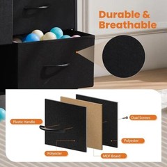 10 Drawers Tall Dresser for Bedroom Drawer Dresser with Organizer Storage Drawer