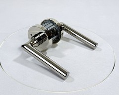 Baldwin Reserve Tube Privacy Door Lever Set in Polished Nickel – PVTUBCRR055